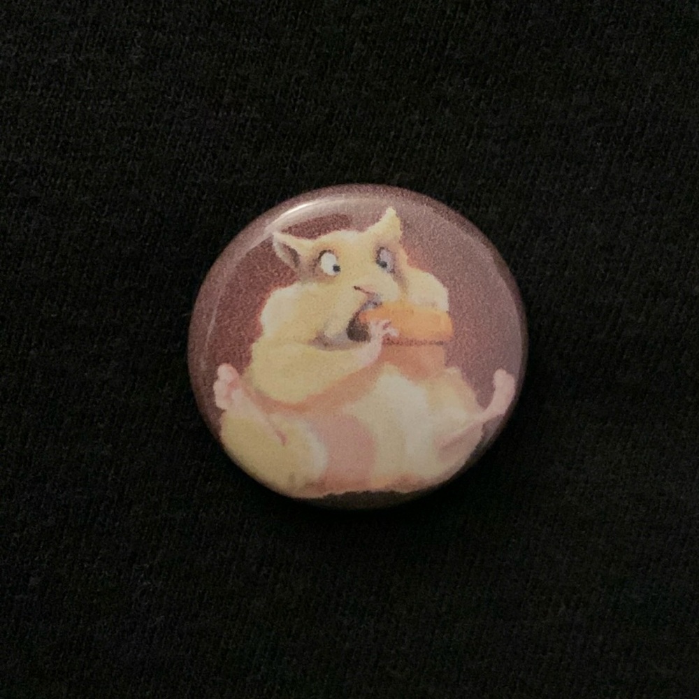 Hamster button 1”